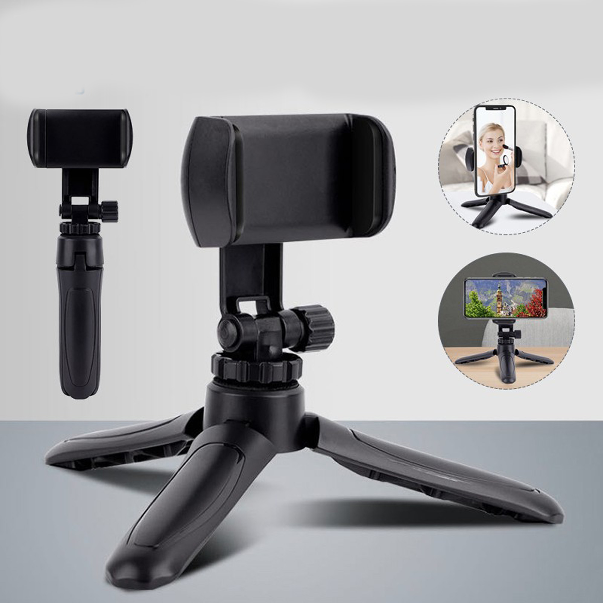 Tripod 360 Degree Rotation Foldable Lightweight Bracket Cut Price BD