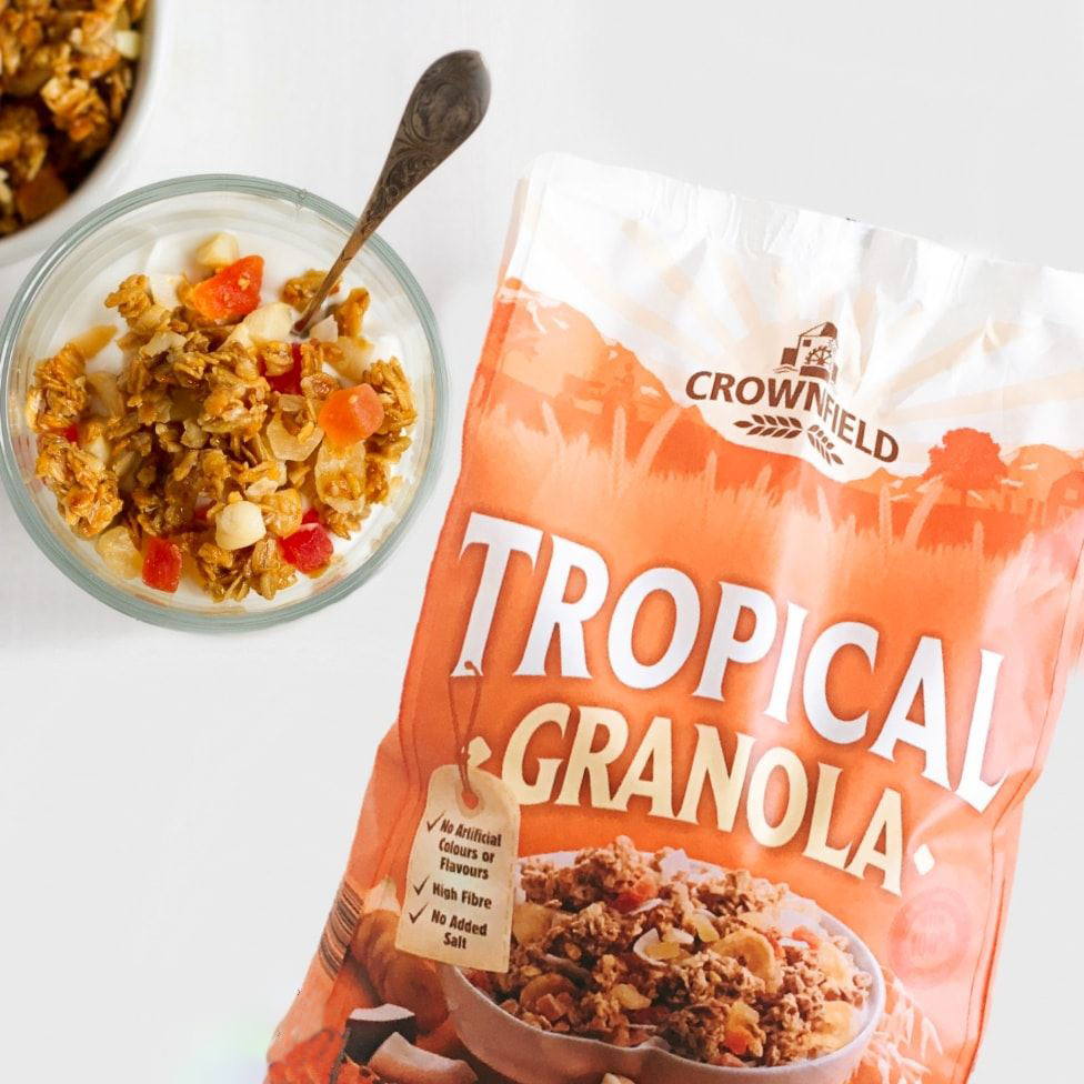 Crownfield Tropical Granola 1kg Cut Price BD