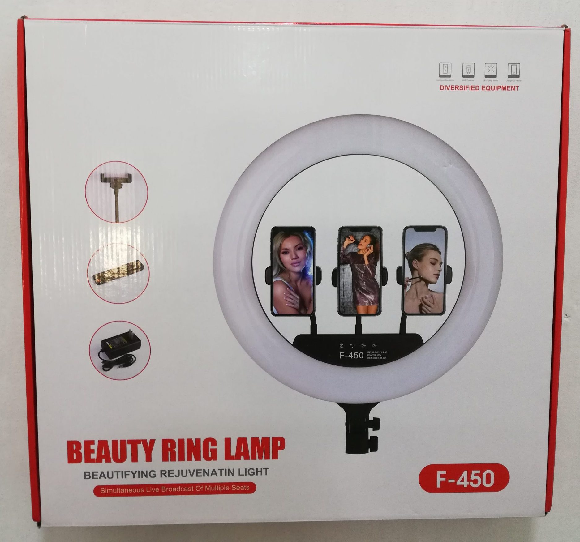 BEAUTY RING LAMP F450 Cut Price BD