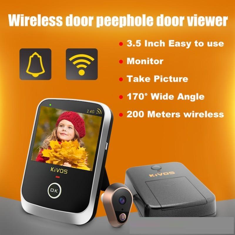 3.5 Digital Door Eye Peephole Door Viewer Wireless Video Doorbell