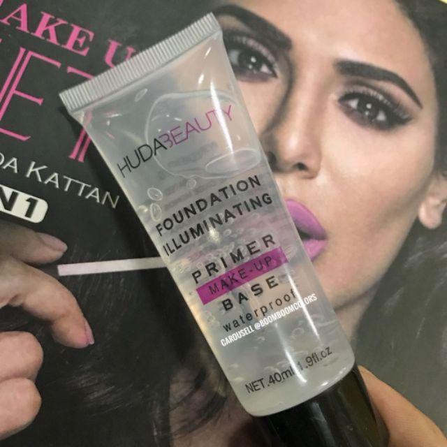 Huda Beauty Foundation Illuminating Primer Waterproof Makeup base 40 ml