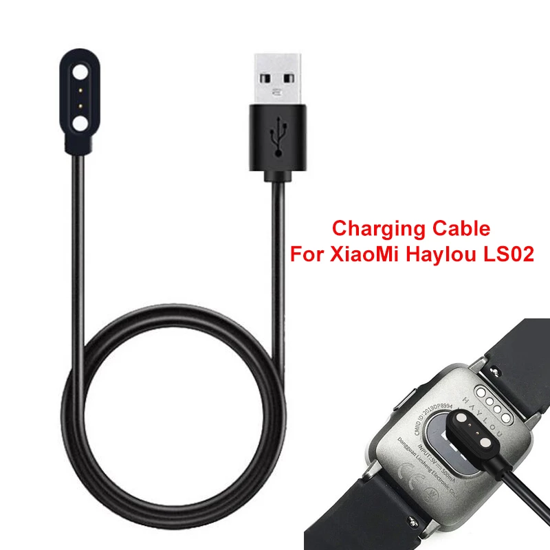 Haylou Solar LS02 Smart Watch Charger USB Cable Dock Cut Price BD