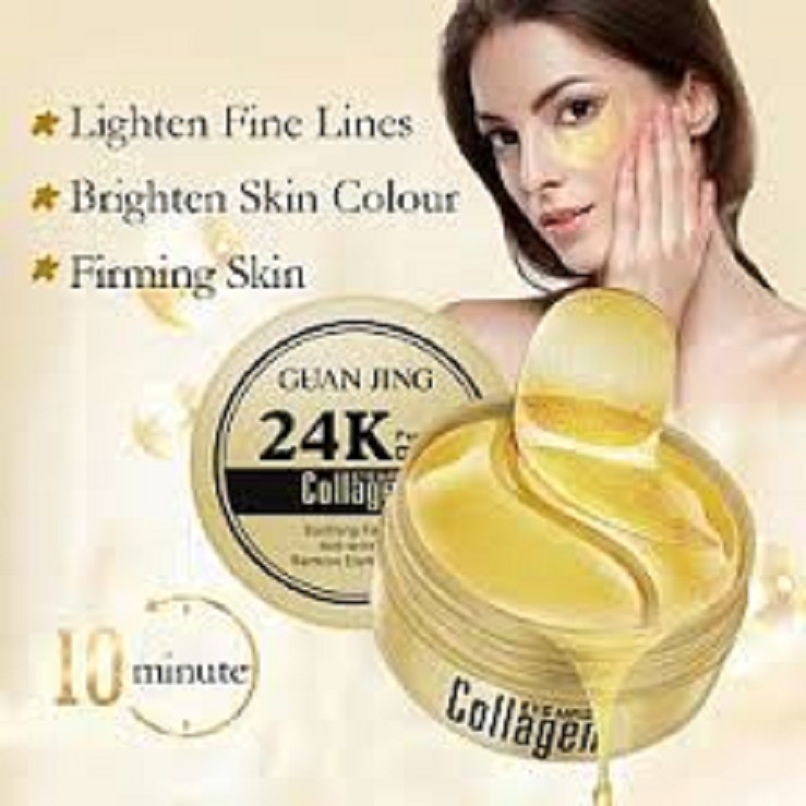 Guan Jing 24K Pure Gold Collagen Soothing Eye Mask Cut Price BD