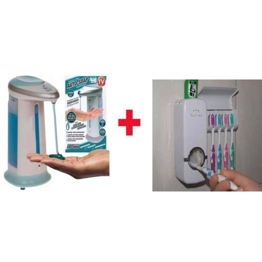 Combo Of Toothpaste Dispenser and Soap Dispenser Cut Price BD