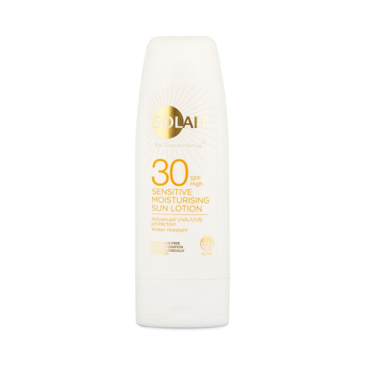 Superdrug Solait Sensitive Moisturising Sun Lotion SPF30 200ml Cut