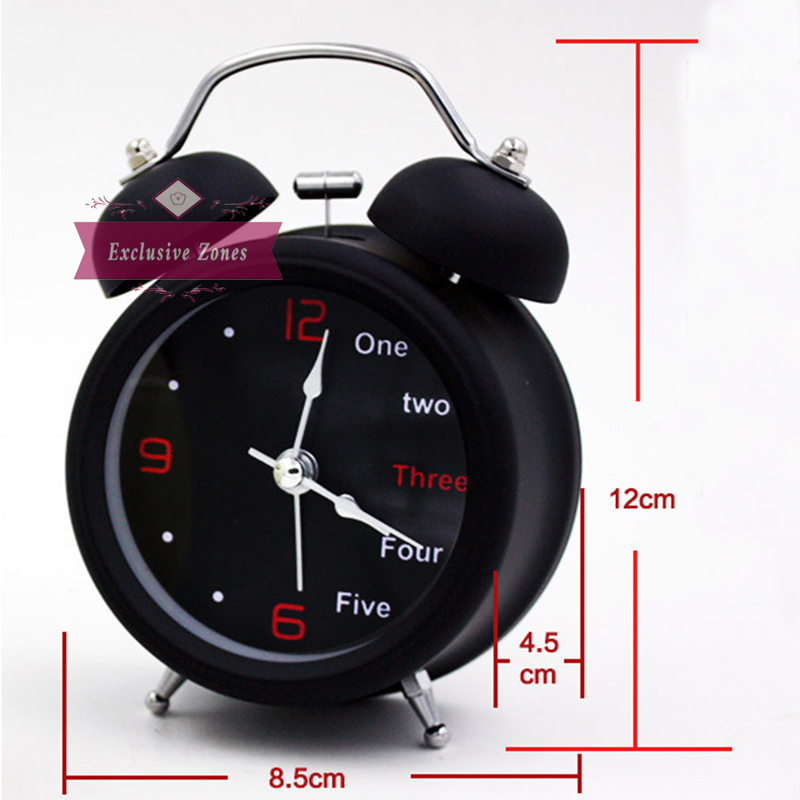 Small Metal Alarm Bed/Table Clock Cut Price BD