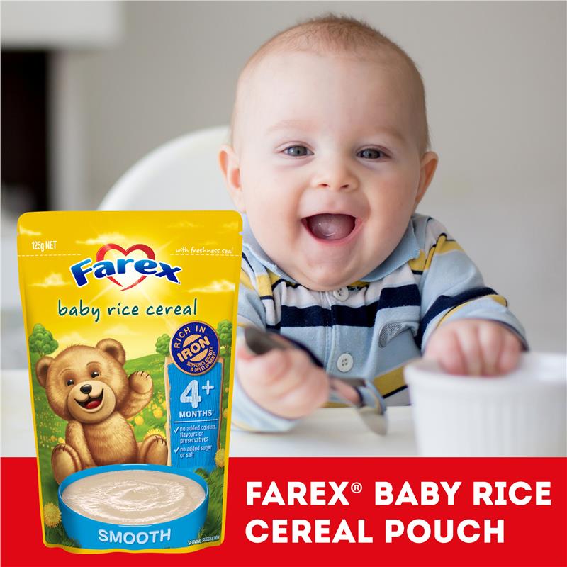 Farex Baby Rice Cereal 4+months 125gm Cut Price online shopping