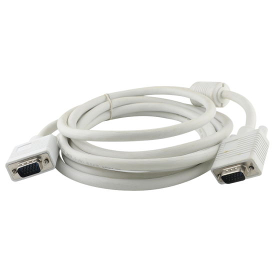 VGA Cable 3M White Cut Price BD
