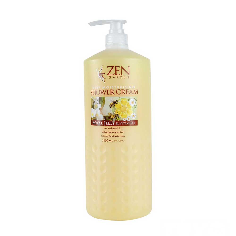 ZEN Garden Shower Cream Green Royal Jelly & Vitamin E 2100ml Cut Price BD
