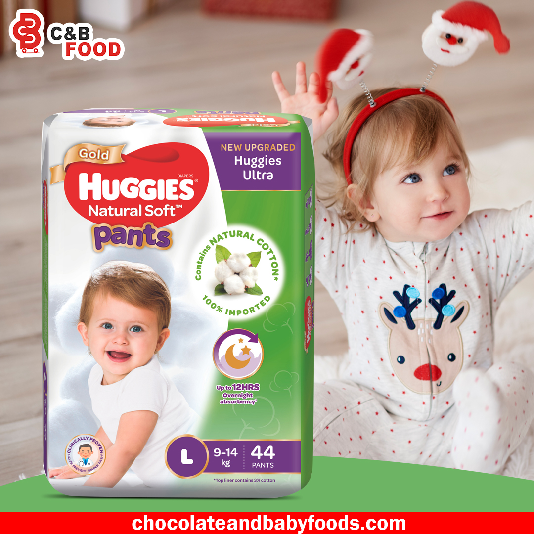 Huggies Natural Soft Pants L (9-14kg 