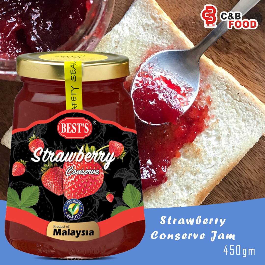 Best's Strawberry Conserve Jam 450G Cut Price BD