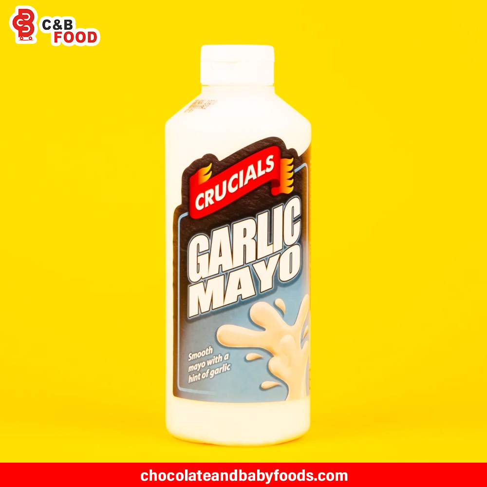 Crucials Garlic Mayo Smooth Mayo with a Hint of Garlic 500ml Cut Price online shopping