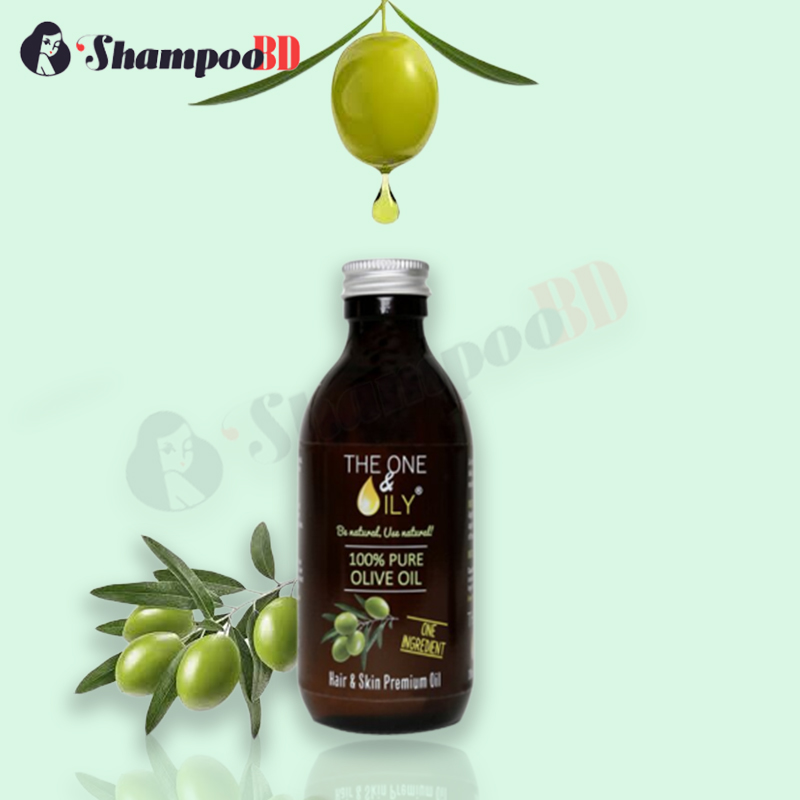 The One & Oily 100 Pure Olive Oil Hair & Skin Premium Oil 200ml