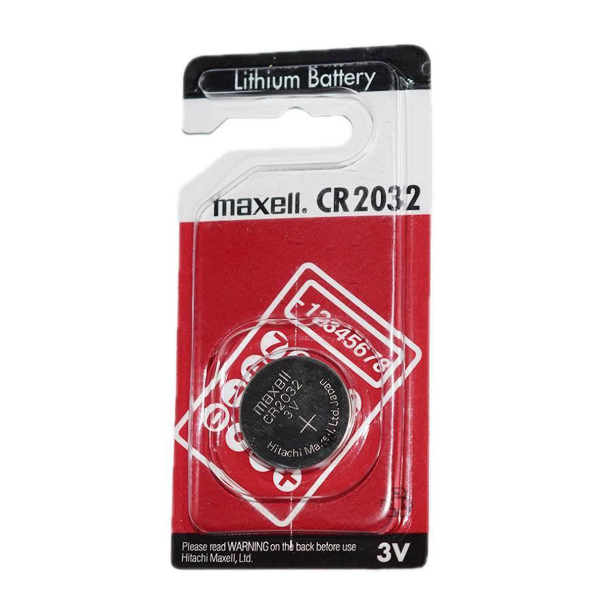 CMOS Coin Type (Motherboard) Maxell CR2032 3v Lithium Battery Cut