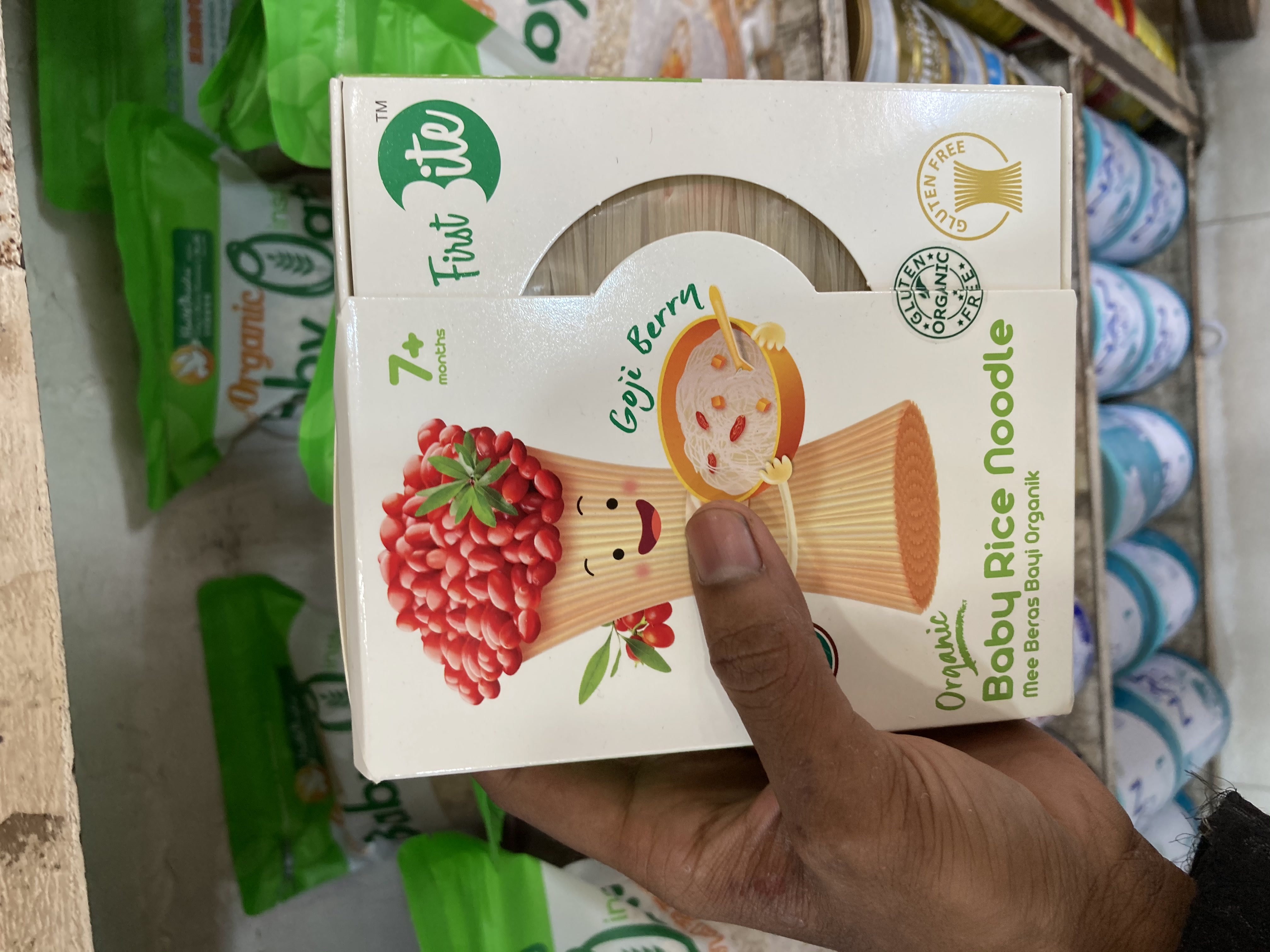 First Bite Goji Berry Organic Baby Rice Noodle (7+ Months) 180g