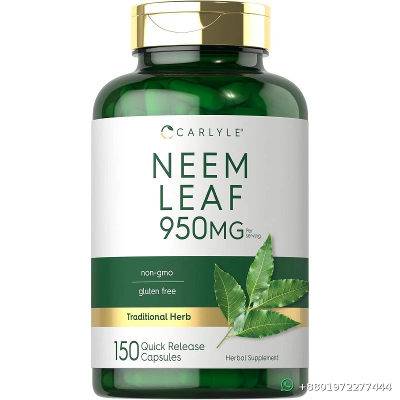 Carlyle Neem Leaf Traditional Herbal 950mg 300 Capsules