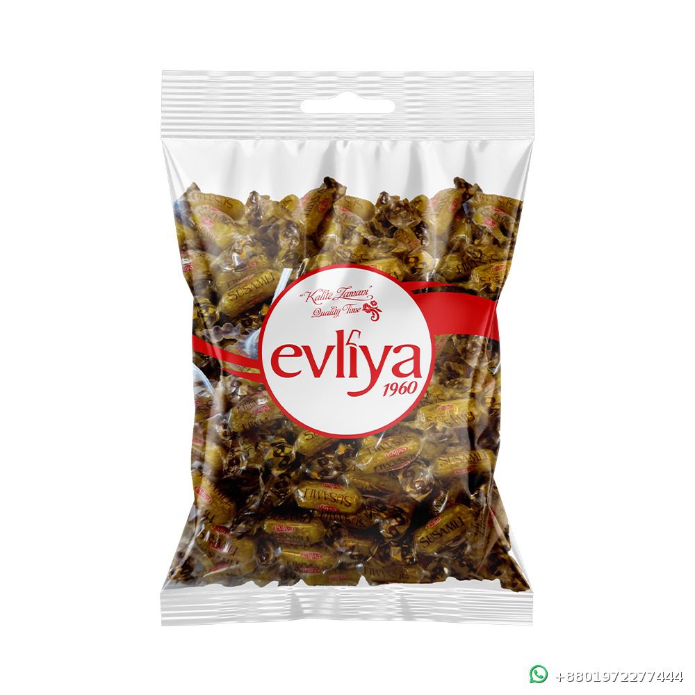 Evliya Nuga Susamli Nougat With Sesame Flakes