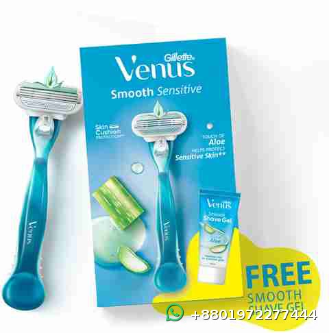 Gillette Venus Smooth Hair Razor With Free Shave Gel