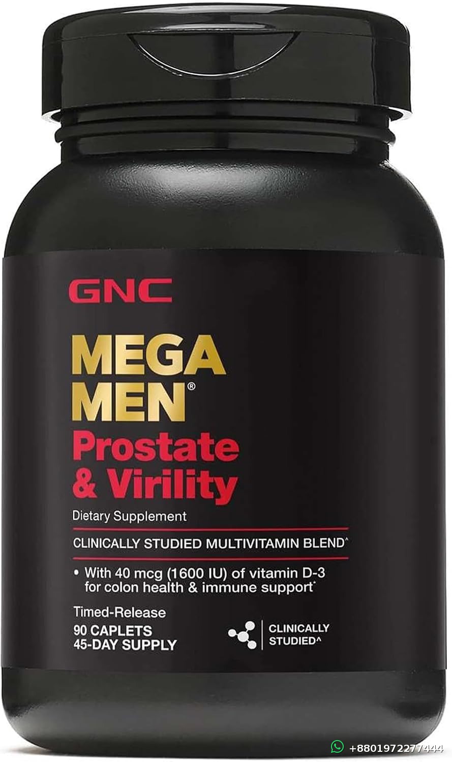 GNC Mega Men Prostate & Virility 90 Caplets