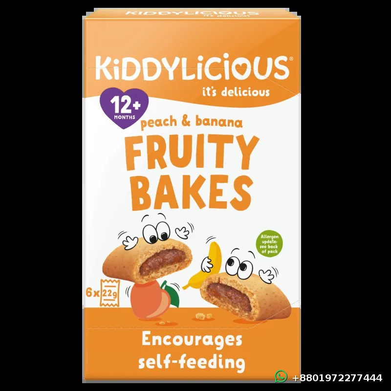 Kiddylicious Peach & Banana Fruity Bakes