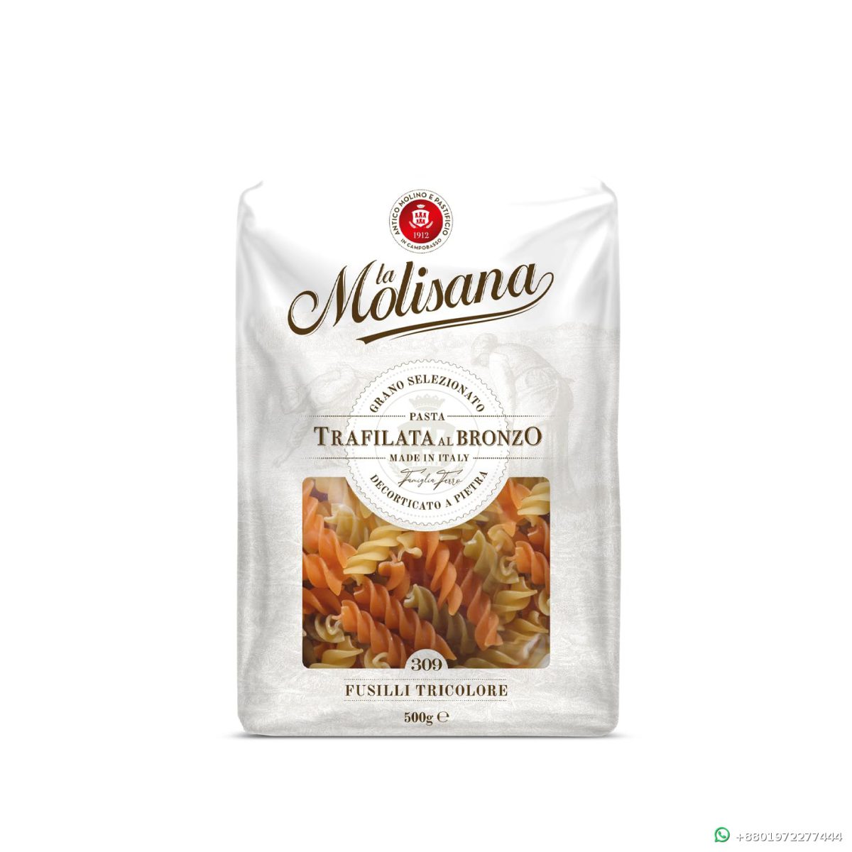 La Molisana Fusilli Tricolore N309 500gm - Price in Bangladesh