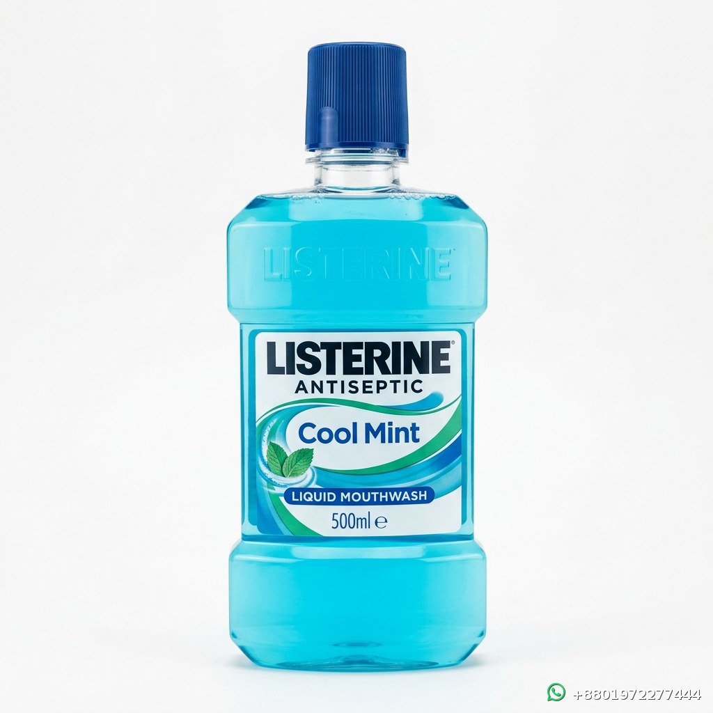 Listerine Cool Mint Liquid Mouthwash 500ml
