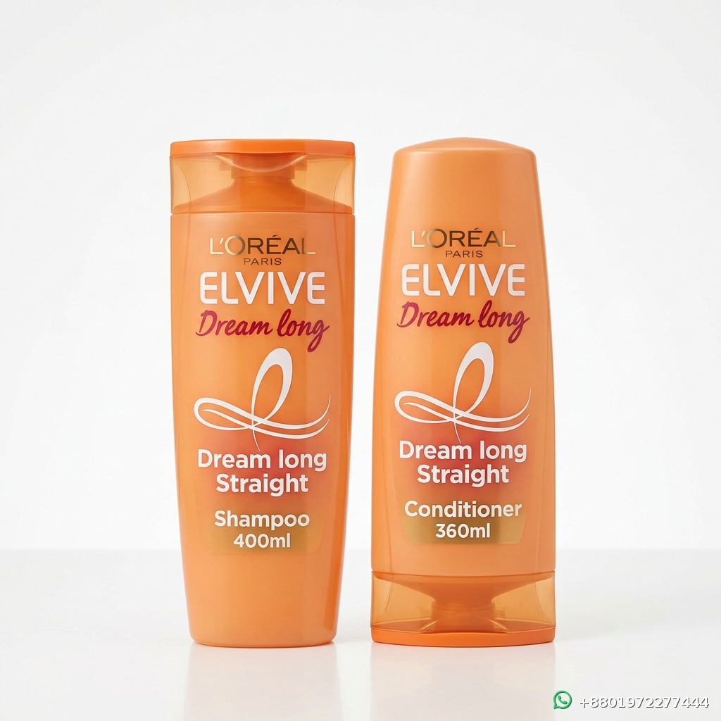 L'Oreal Paris Elvive Dream Long Straight Shampoo & Conditioner Set