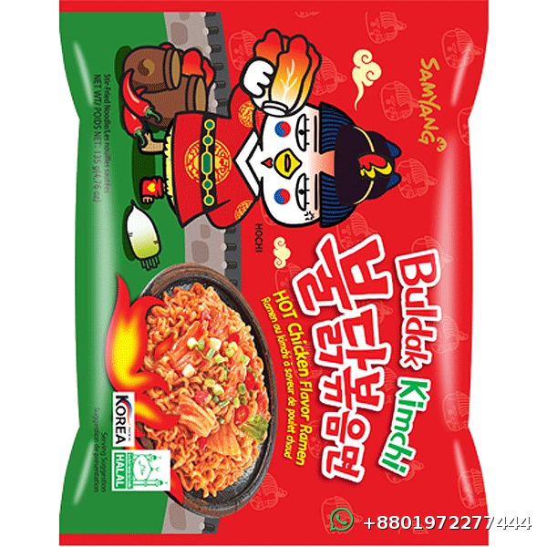 Samyang Buldak Kimchi Hot Chicken Flavor Ramen 140g