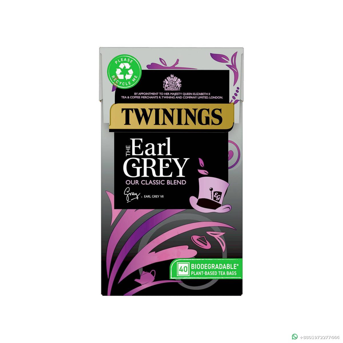 Twinings Earl Grey Tea 40 Tea Bags