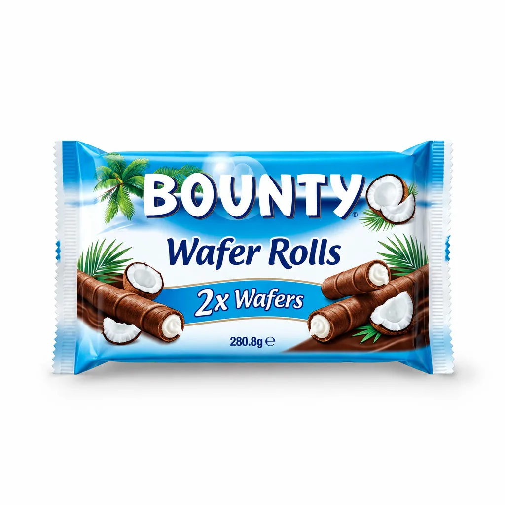 Bounty Wafer Rolls 2X Wafers 280.8g