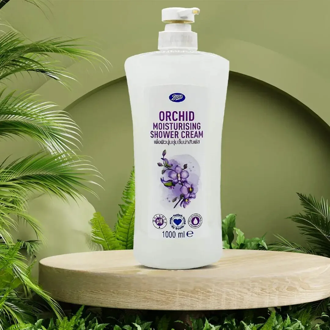 Boots Orchid Moisturising Shower Cream 1000ml