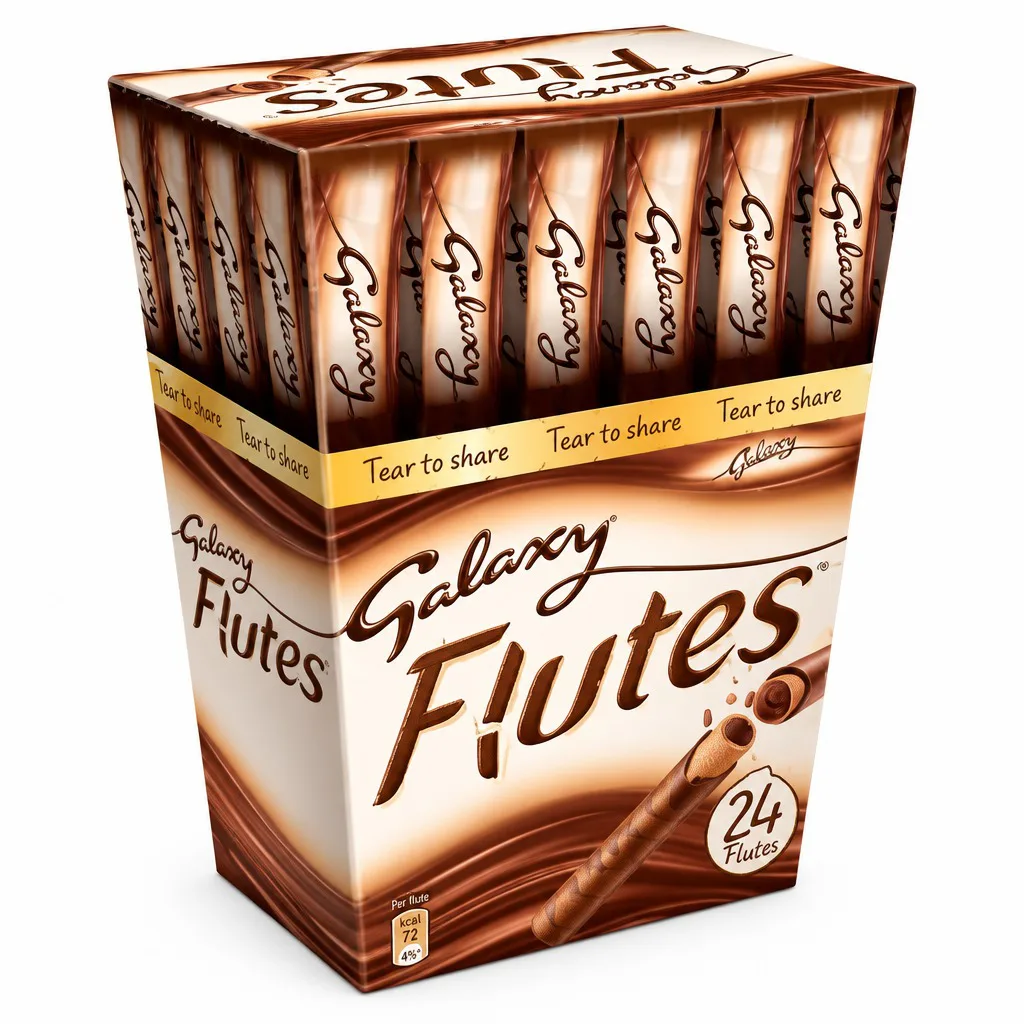 Galaxy Flutes Cream Chocolate Pack of 24pcs