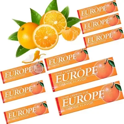Europe Chewing Gum Orange Flavor
