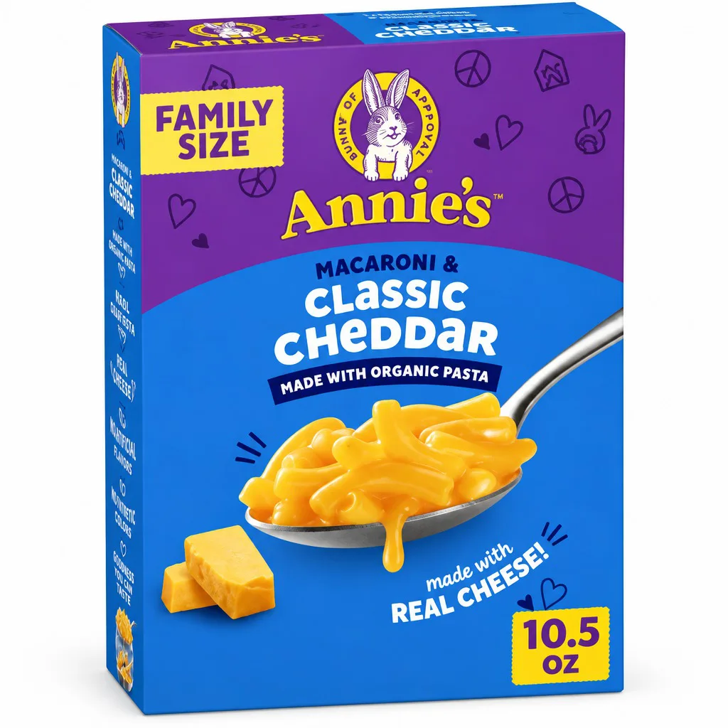 Annie's Macaroni And Classic Cheddar Cheese Pasta Family Size