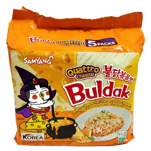 Samyang Buldak Quattro Cheese Hot Chicken Flavor Ramen 145g