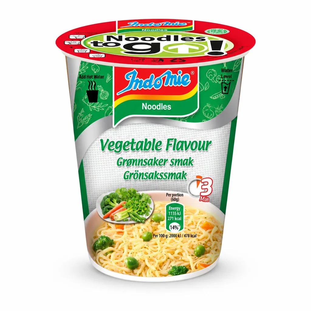 Indomie Vegetable Flavour Cup Noodles