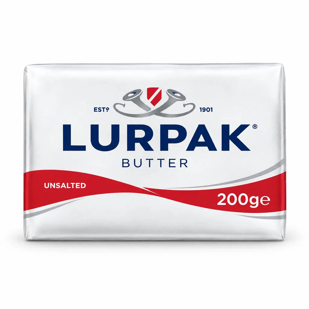 Lurpak Butter Block Unsalted 200g