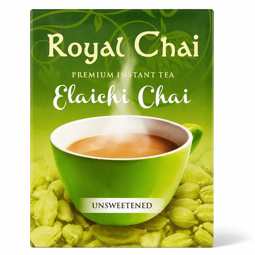 Royal Chai Elaichi Unsweetened Premium Instant Tea 180g