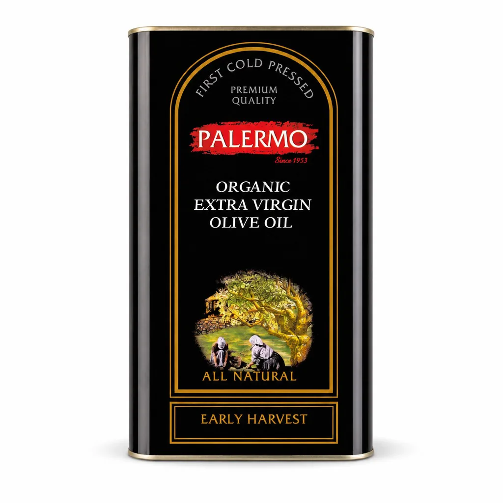 Palermo Organic Extra Virgin Olive Oil 5L