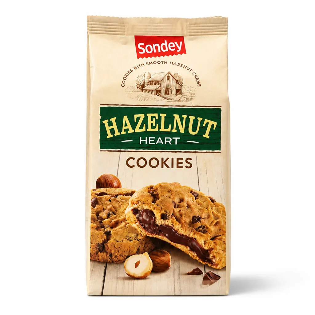 Tower Gate Hazelnut Heart Cookies 200g