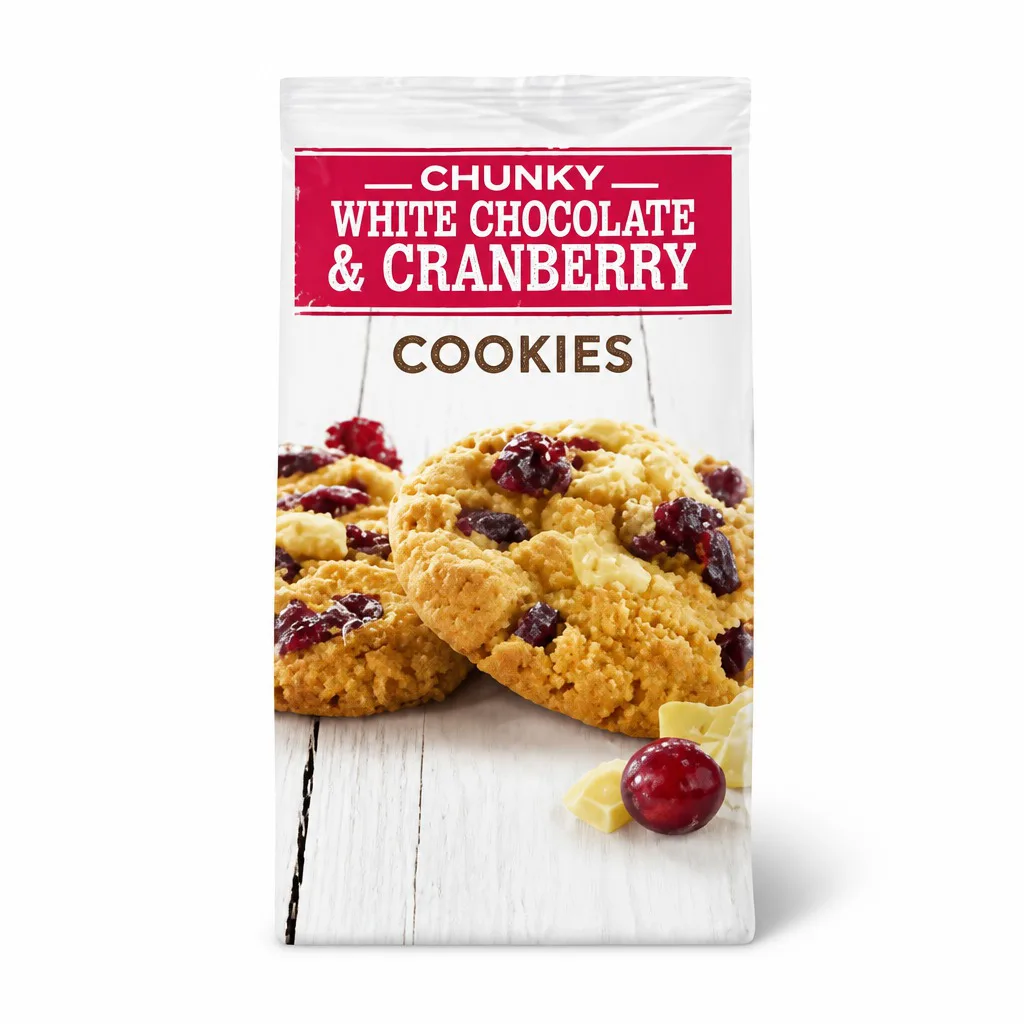 Tower Gate Chunky White Chocolate & Cranberry Cookies 200g