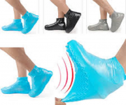 Waterproof Boot Shoe Cover Reusable Non Slip Rain Snow Overshoe Foldable Galoshes Silicone