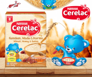 Nestle Cerelac Wheat, Honey & Dates 250 gm | Orginal Malaysia Product Cerelac Wheat, Honey & Dates - Best Price in Bangladesh | Shampoobd