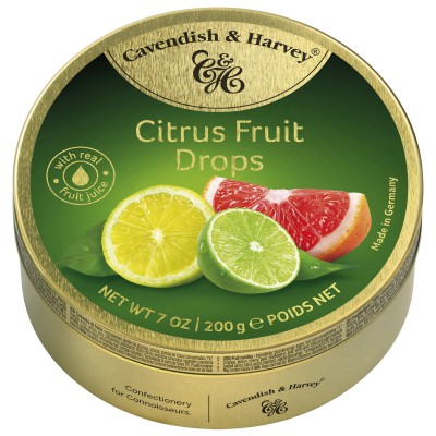 Cavendish & Harvey Citrus Fruit Drops 300g