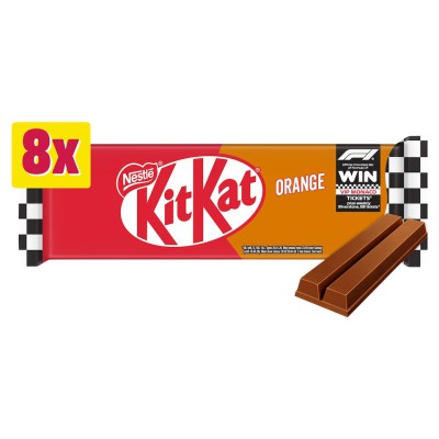 KitKat 2 Finger Orange Chocolate 8 Bars 165.6g