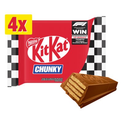 KitKat Chunky Milk Chocolate 4 Bars 160g
