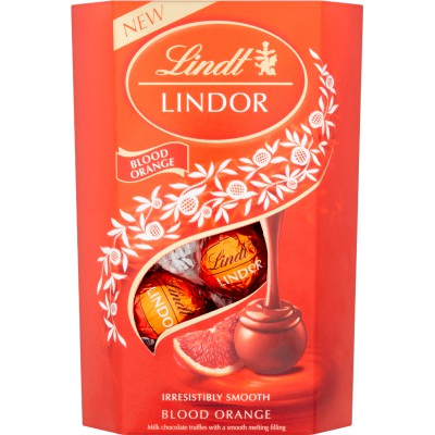 Lindt Lindor Blood Orange Truffles Box 200g