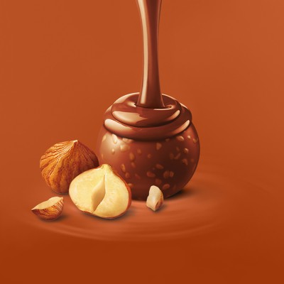 Lindt Lindor Hazelnut Truffles Box 200g