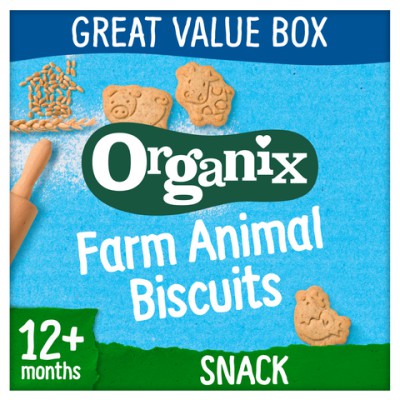 Organix Farm Animal Biscuits 12+ Months 100g
