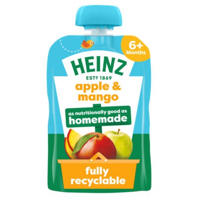 Heinz Apple & Mango Puree 6+ Months 100g